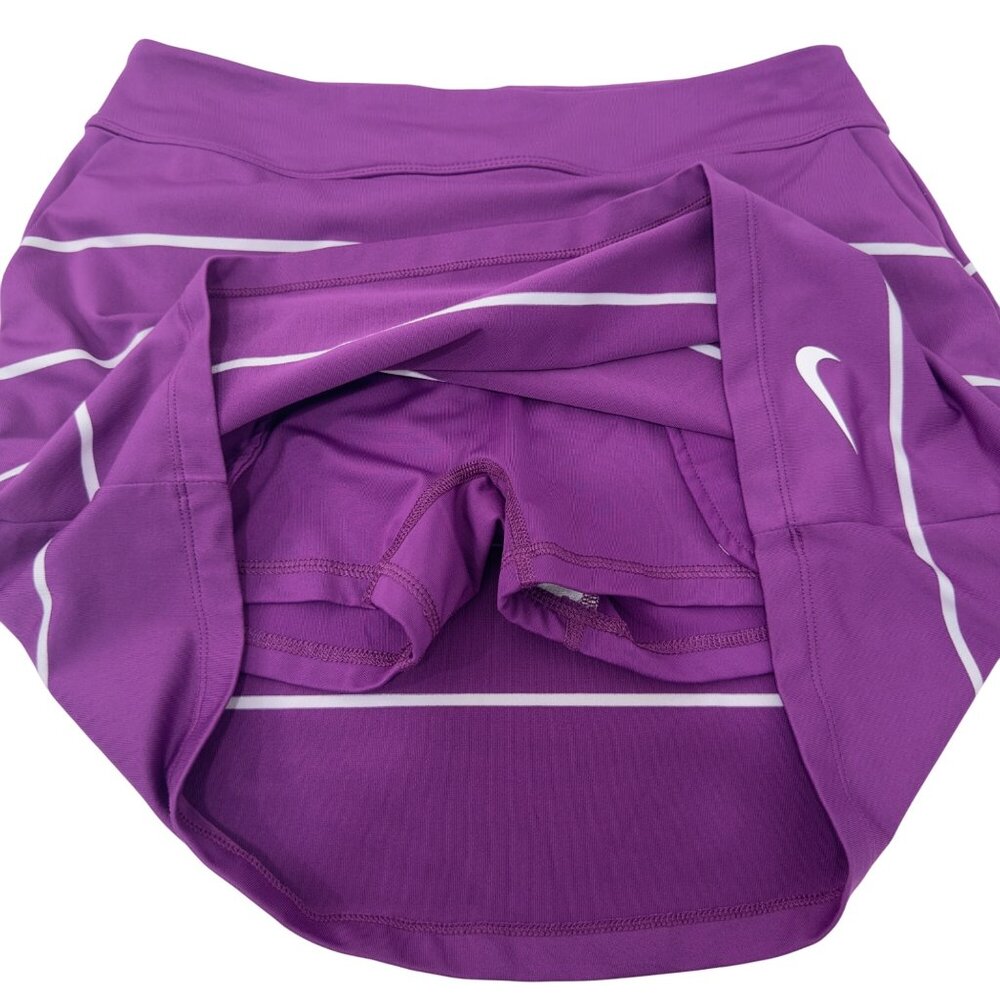 Nike Golf Purple Striped Dri-Fit Athletic Skort/Skirt - Picture 5 of 8